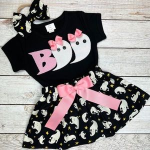 Halloween Outfit for Girls 2t - Custom made 12M-12Y
